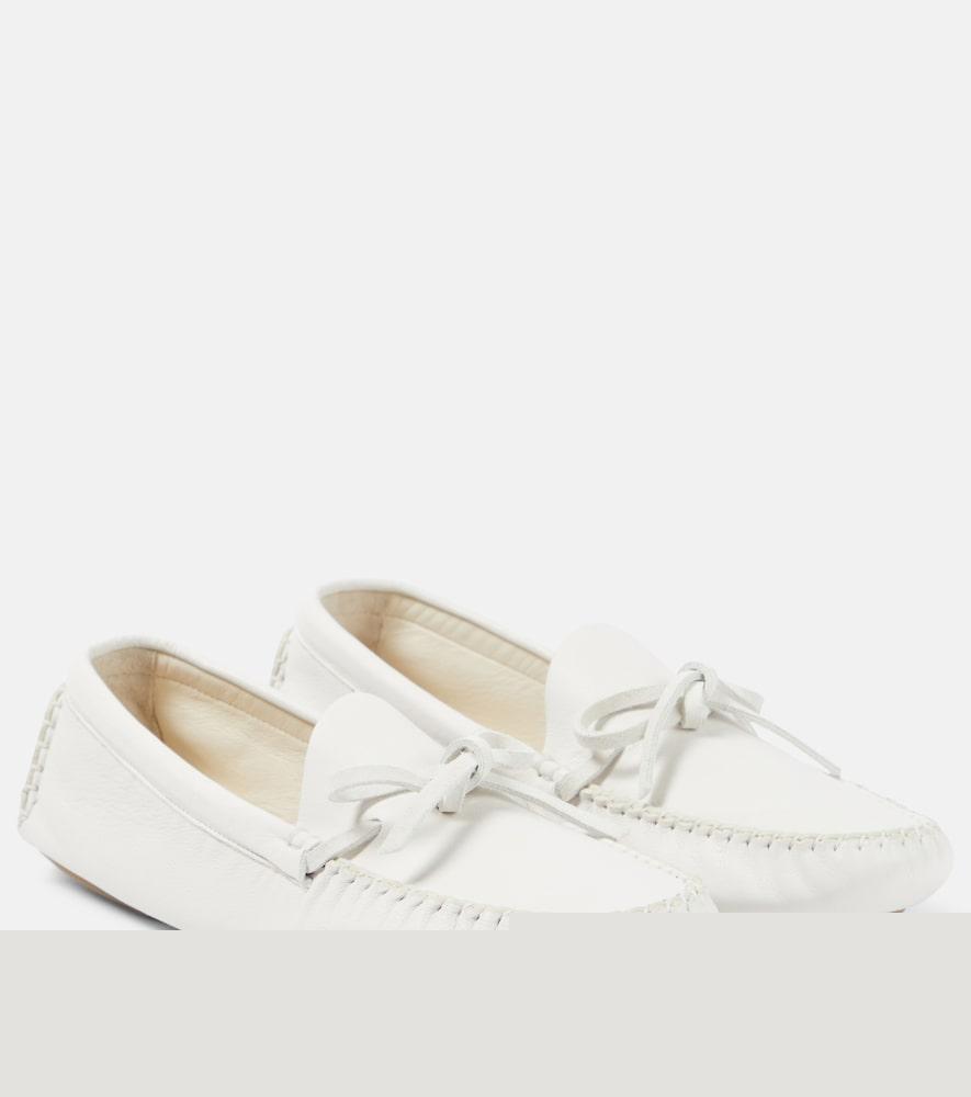 the row lucca leather moccasins