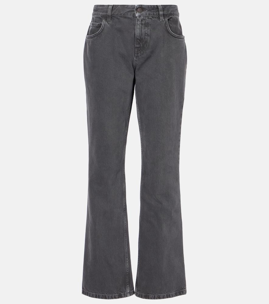the row lyndsey low-rise straight jeans