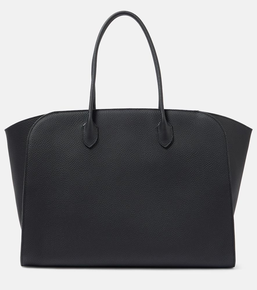 the row marlo large leather tote bag