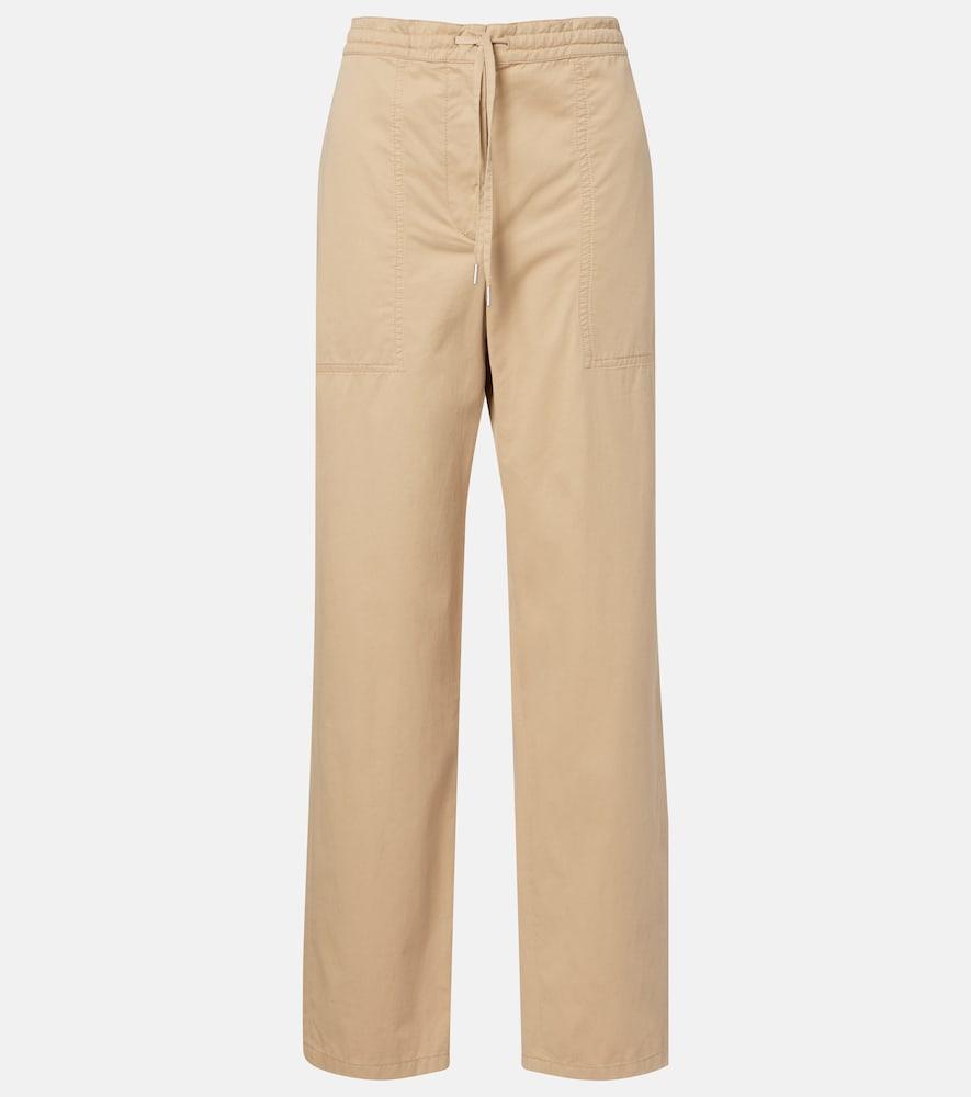the row mende cotton and cashmere wide-leg pants
