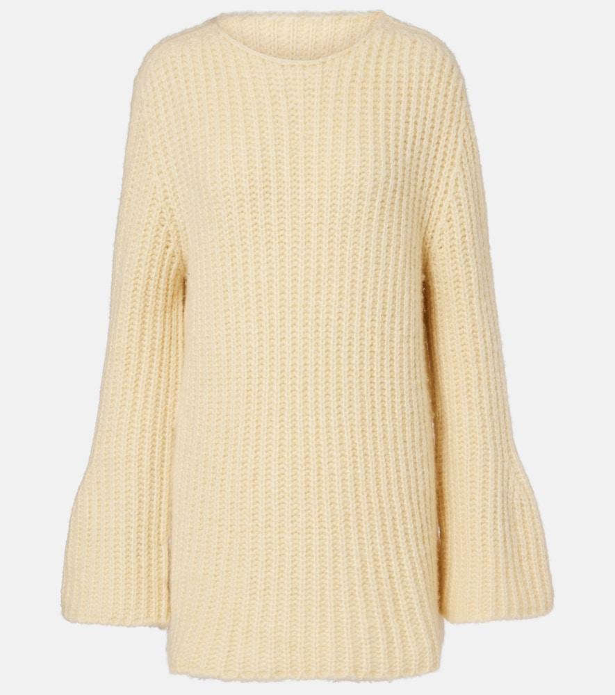 the row mirr ribbed-knit cashmere sweater
