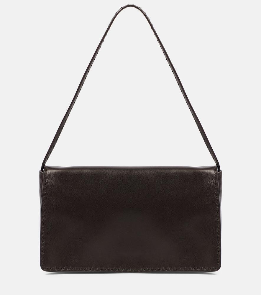 the row nuance leather shoulder bag