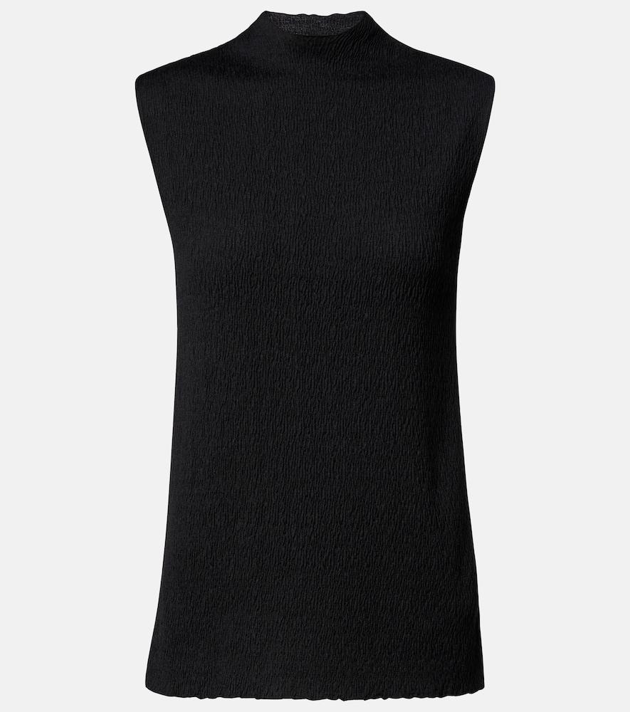 the row oakson knitted silk top