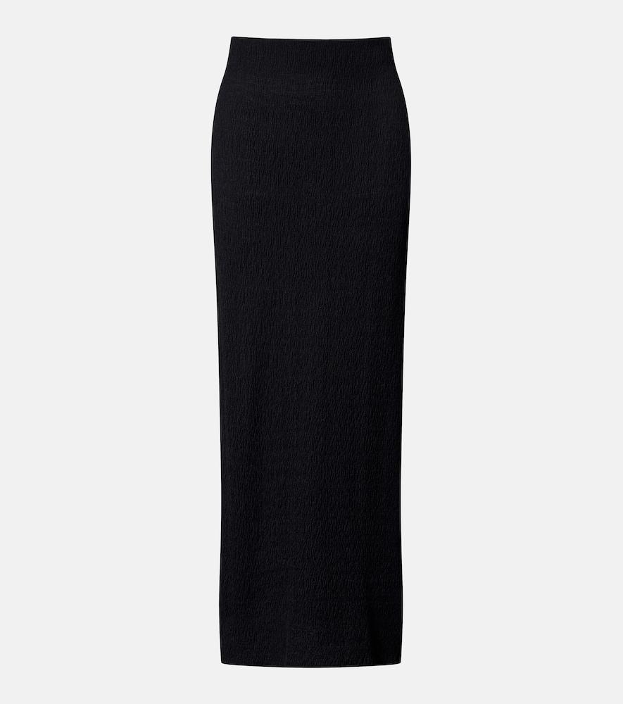 the row oboe silk maxi skirt
