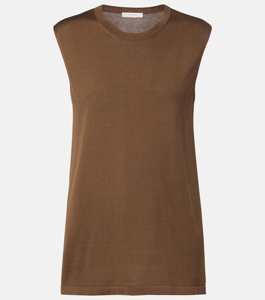 the row omima silk top