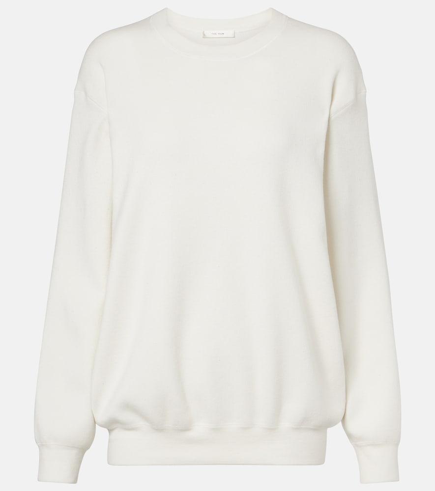 the row ottilie cotton and silk sweater