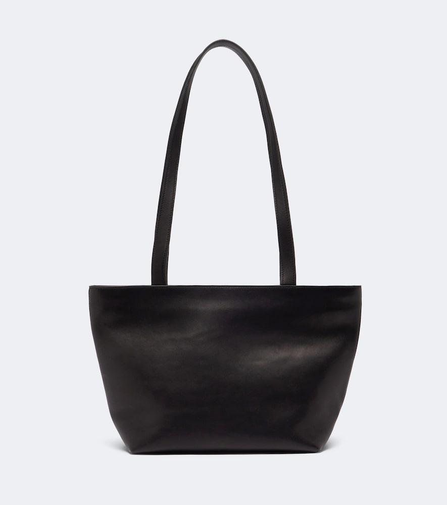 the row parker medium leather tote bag