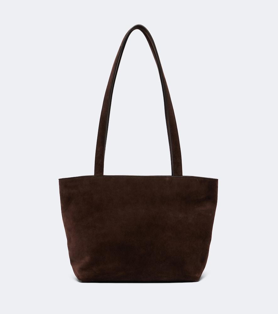 the row parker medium suede tote bag