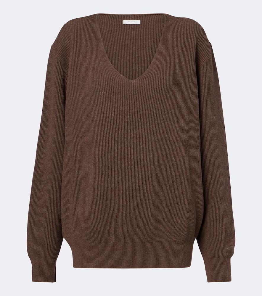 the row phef cotton and cashmere sweater