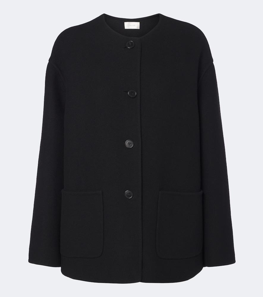 the row quintus wool and cashmere-blend jacket