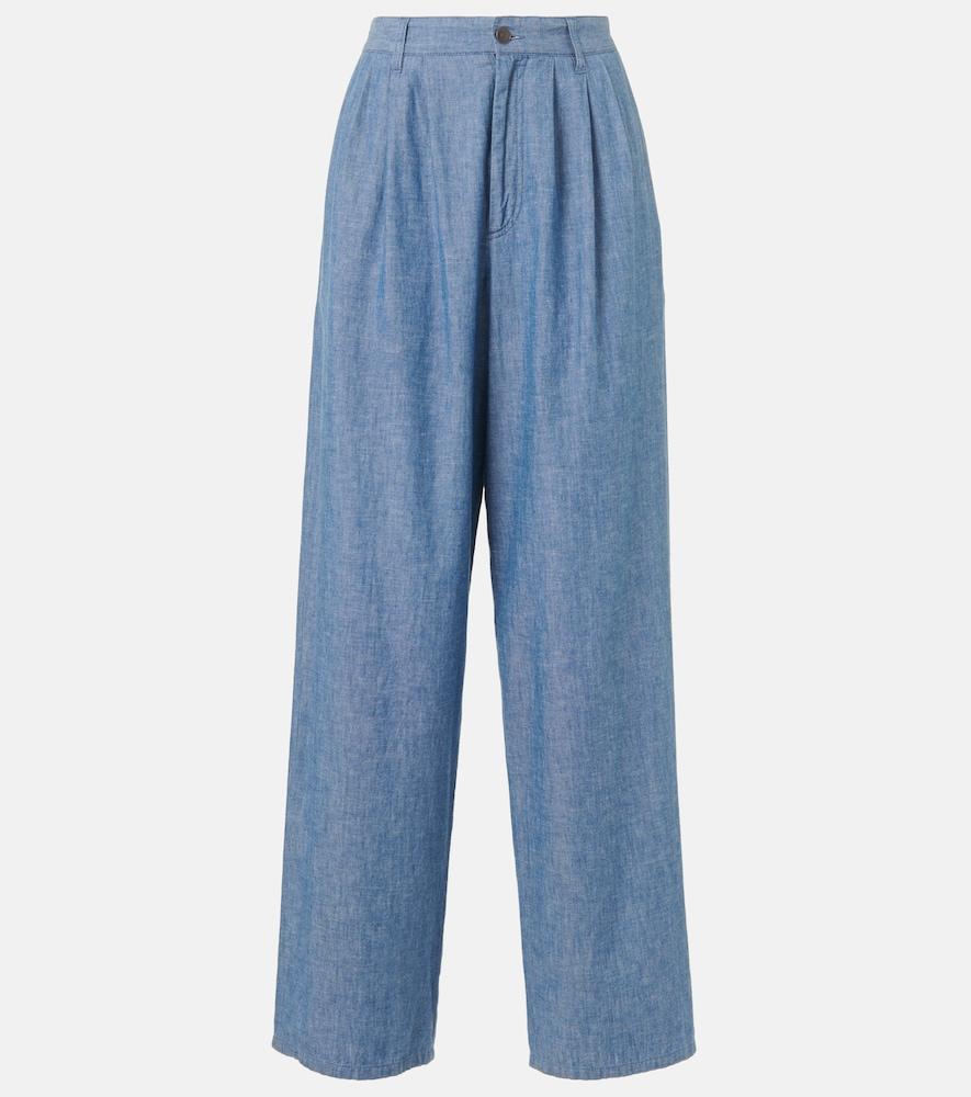 the row rufos twill wide-leg pants