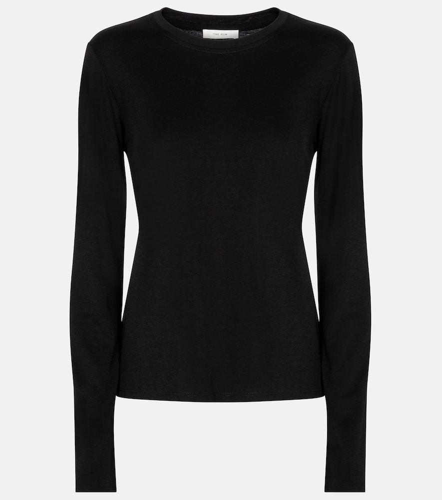 the row shermann cotton jersey top