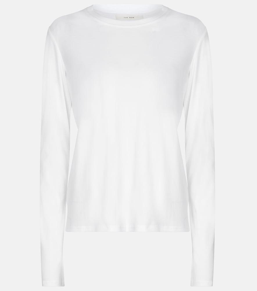 the row shermann cotton-jersey top