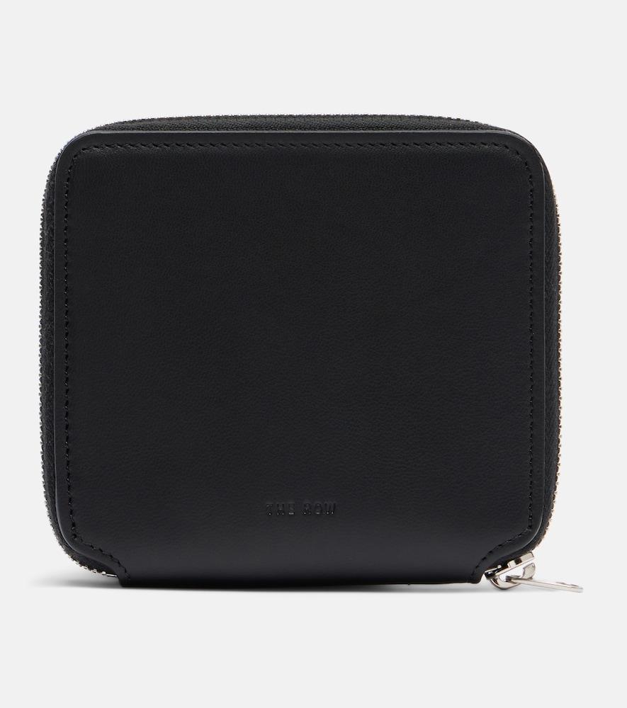 the row small leather wallet
