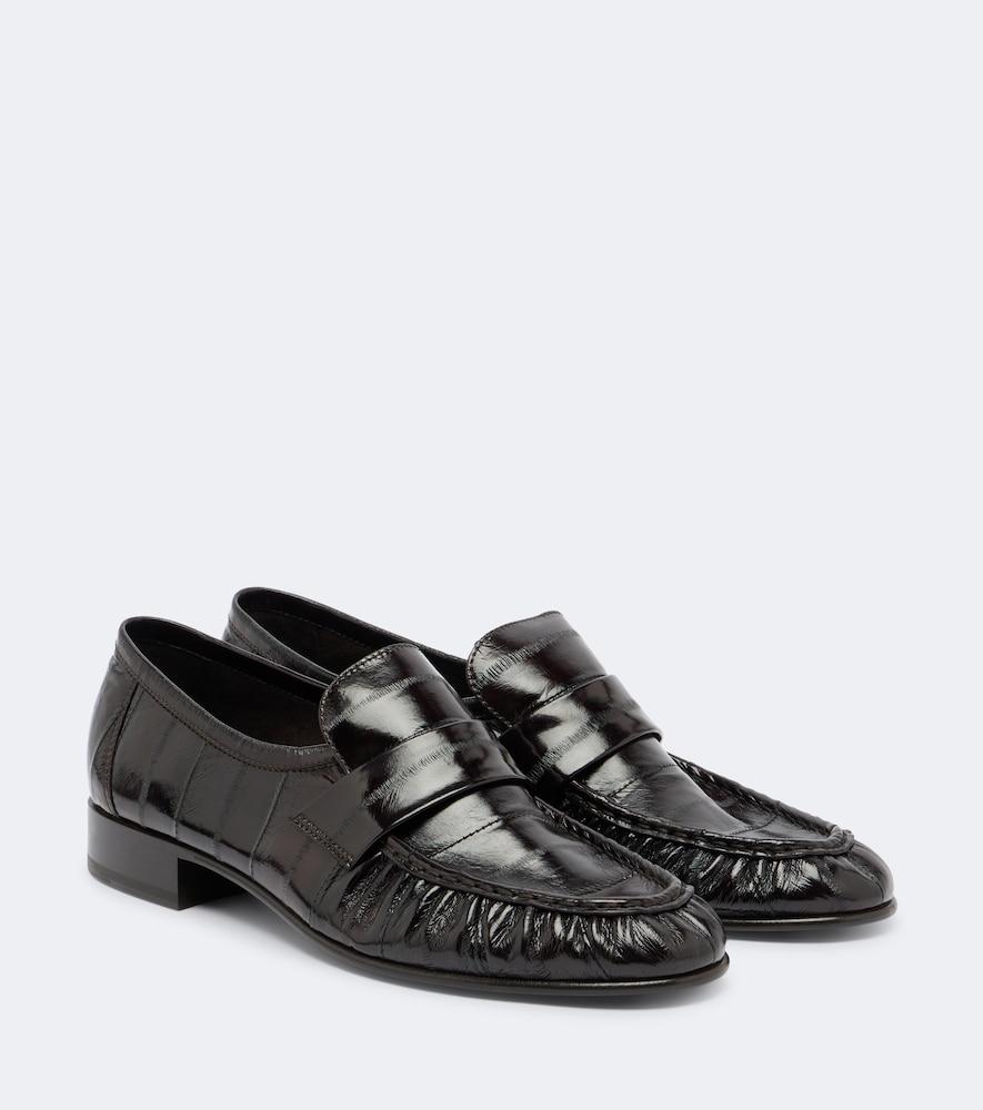 the row soft leather loafers