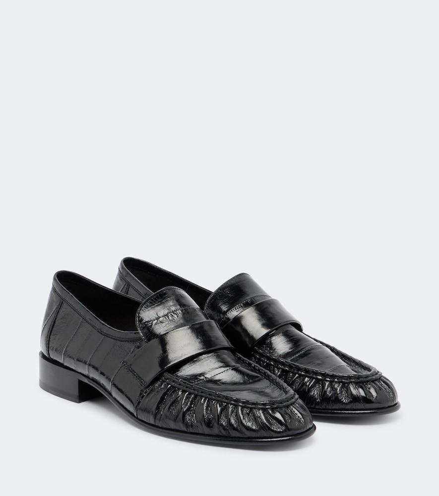 the row soft leather loafers