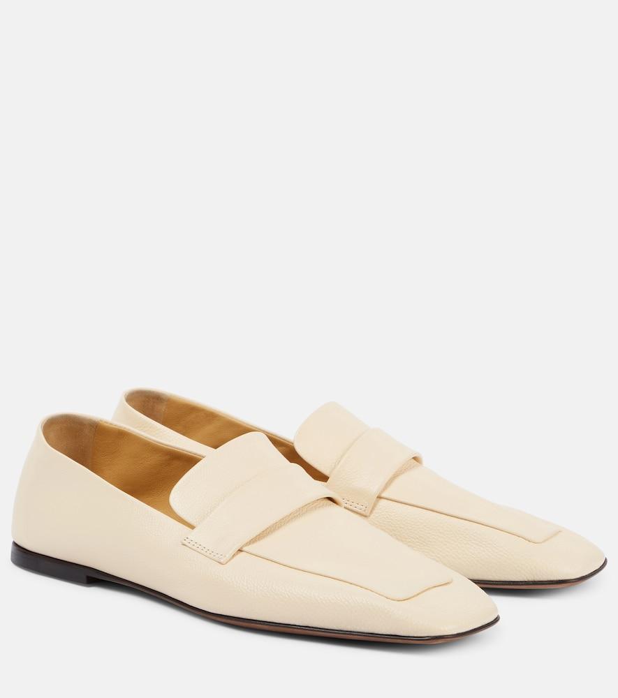 the row soft leather loafers