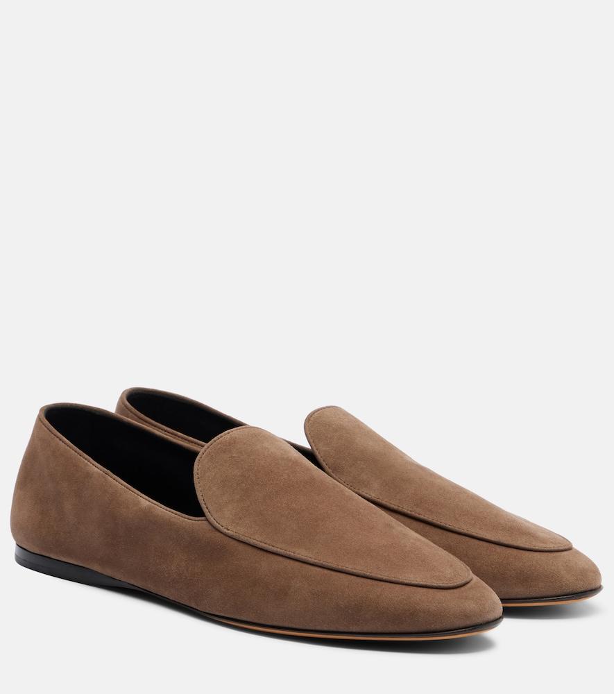 the row soft suede loafers