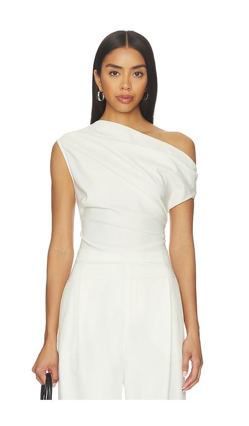 the sei off shoulder top in cream. - size 2 (also in 4, 6)