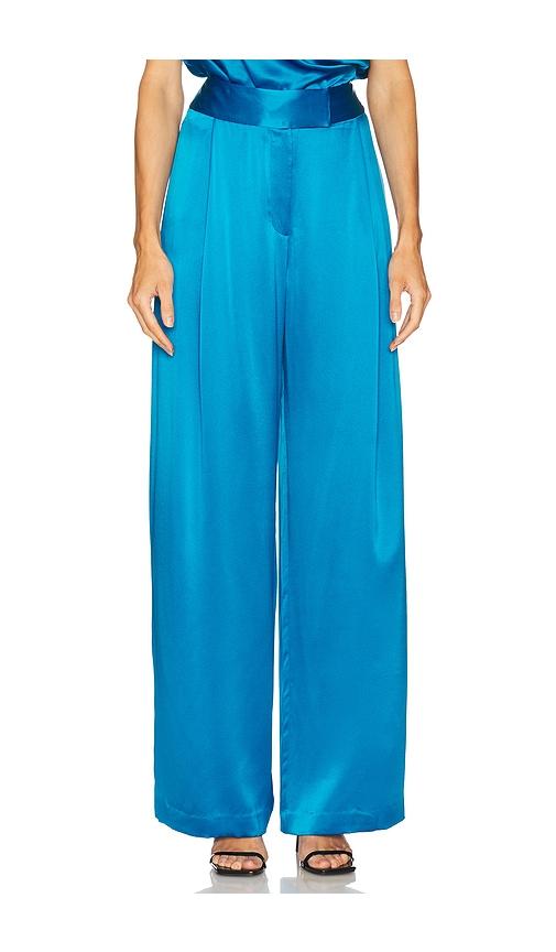 the sei relaxed trouser in blue. - size 2 (also in 6)