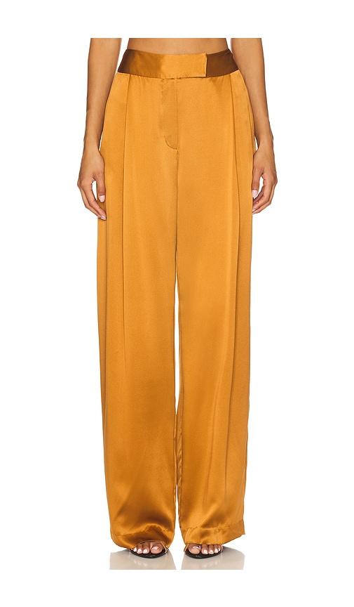 the sei relaxed trouser in brown. - size 10 (also in 2)