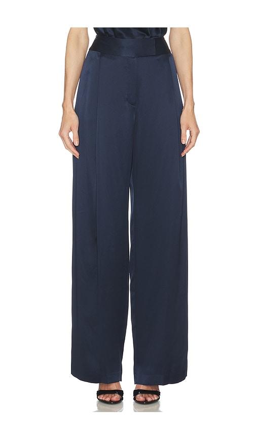 the sei relaxed trouser in navy. - size 2 (also in 4)