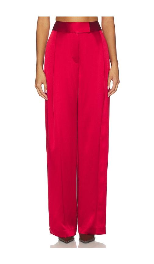 the sei relaxed trouser in red. - size 10 (also in 2)