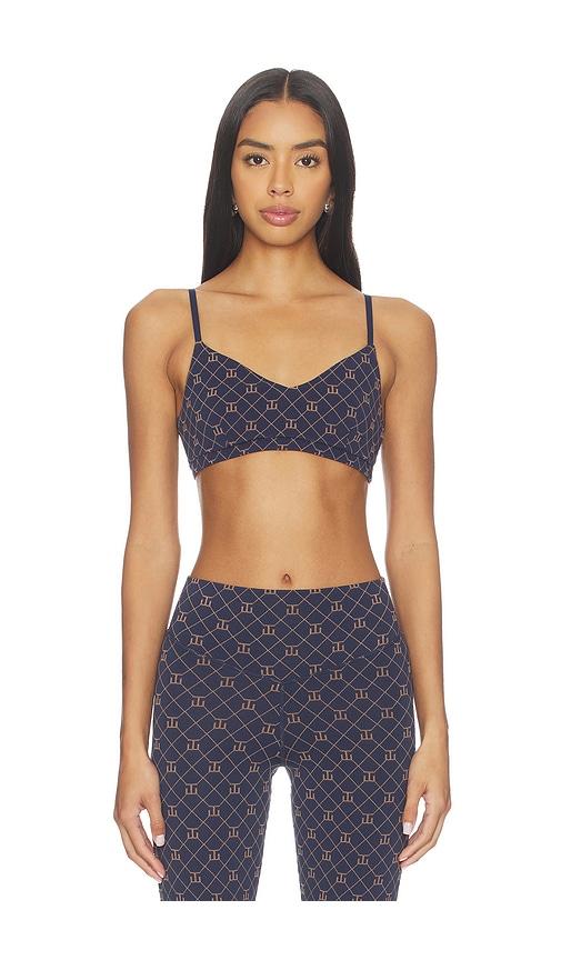 the upside ezra ballet sports bra in navy. - size m (also in xl, xs)
