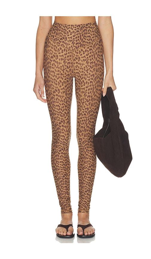 the upside javan 28 inch high rise pant in brown. - size l (also in m, s, xl, xs)