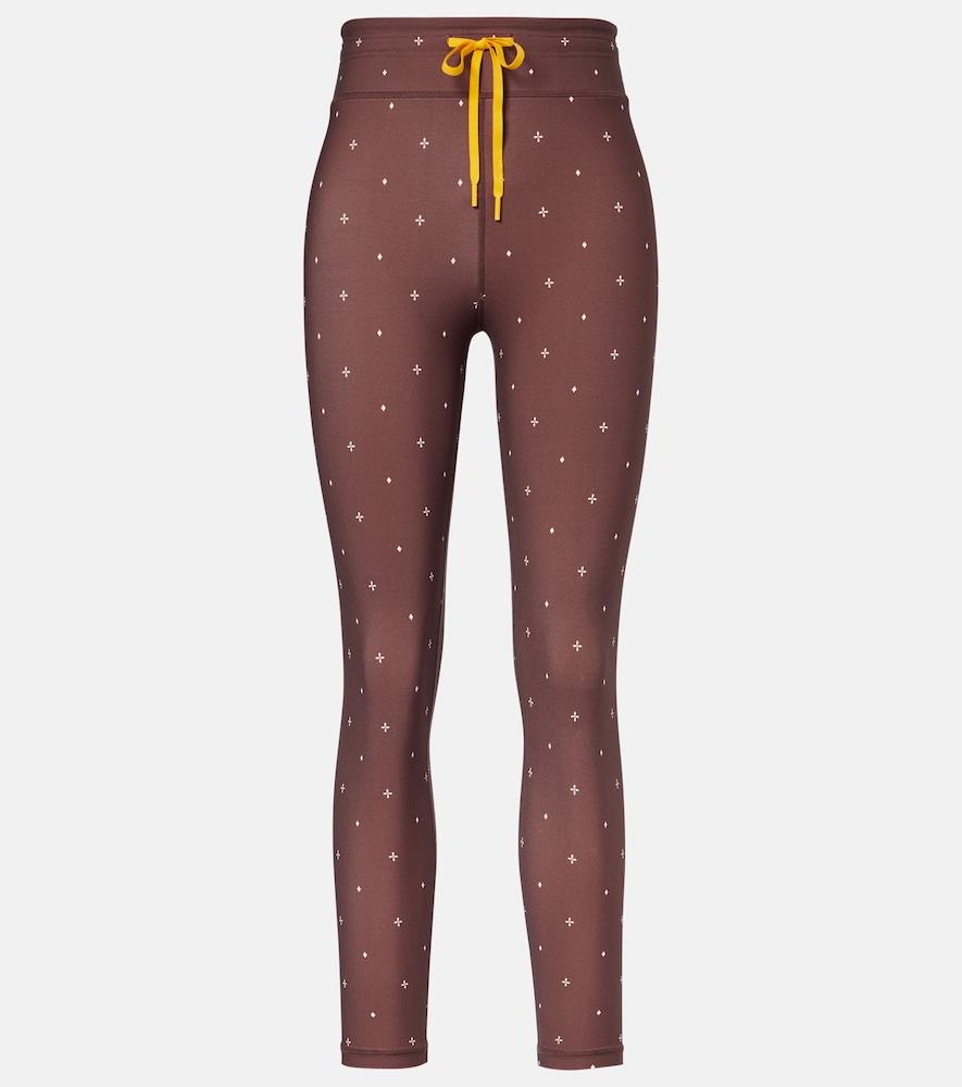 the upside mikkola printed high-rise leggings