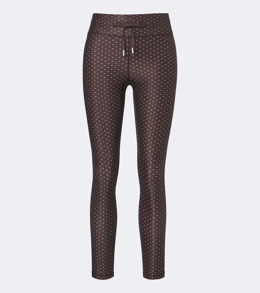 the upside poet printed cropped leggings