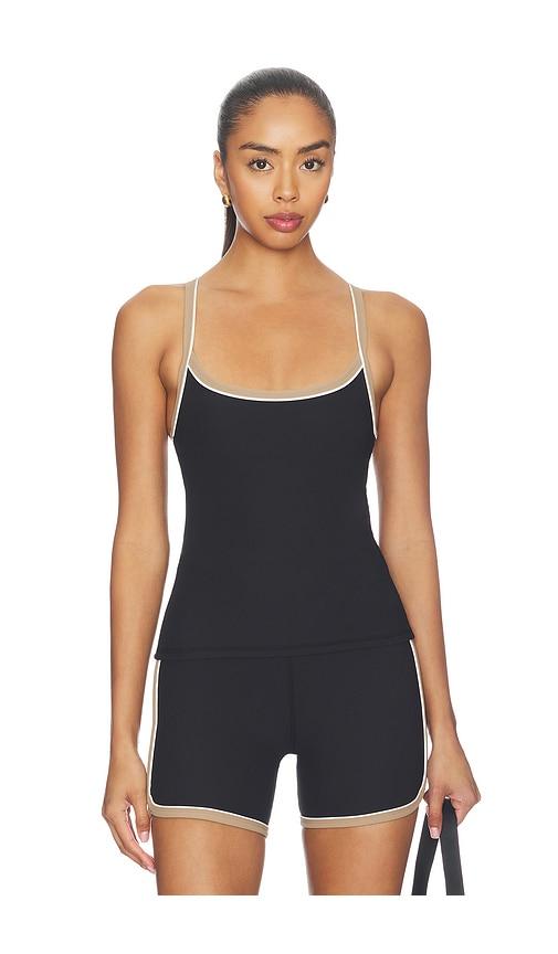 the upside rhythm caleb tank top in black. - size l (also in xs, s, m)