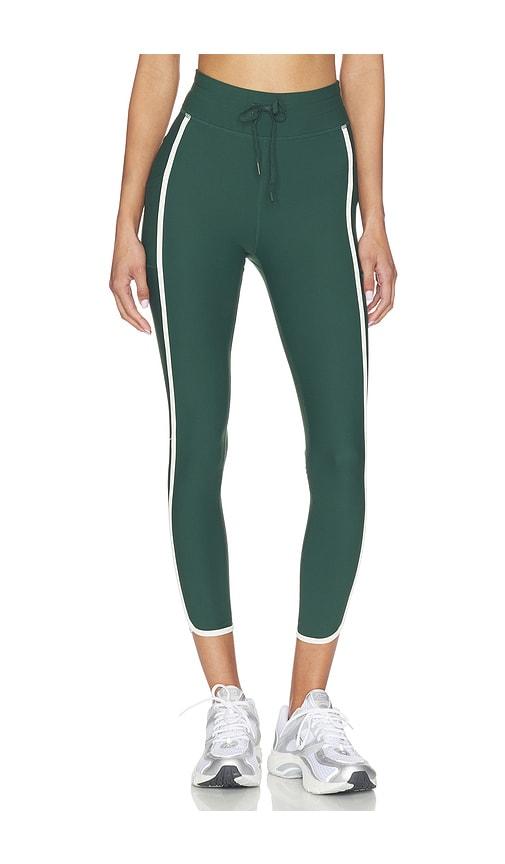 the upside santa fe 25in midi legging in green. - size l (also in xl)
