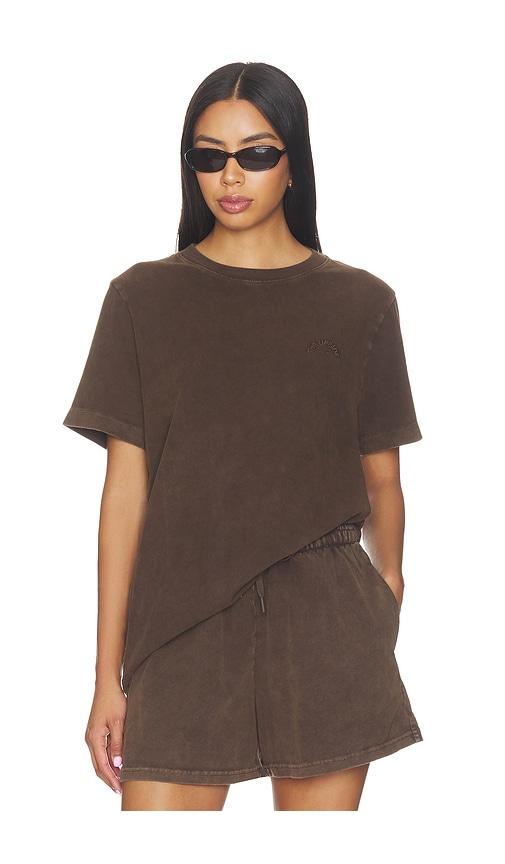 the upside soho eva crew neck tee in brown. - size m (also in xs, s)