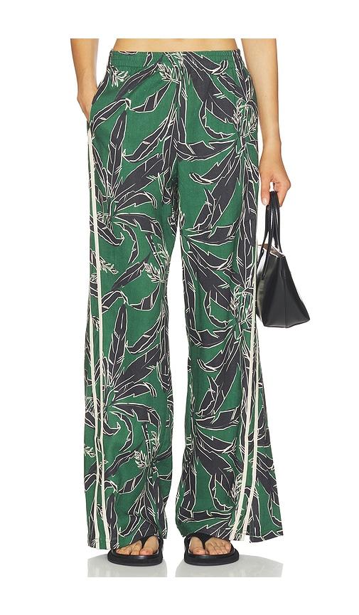 the upside tamara juliet pant in dark green. - size l (also in s, xl, xs)