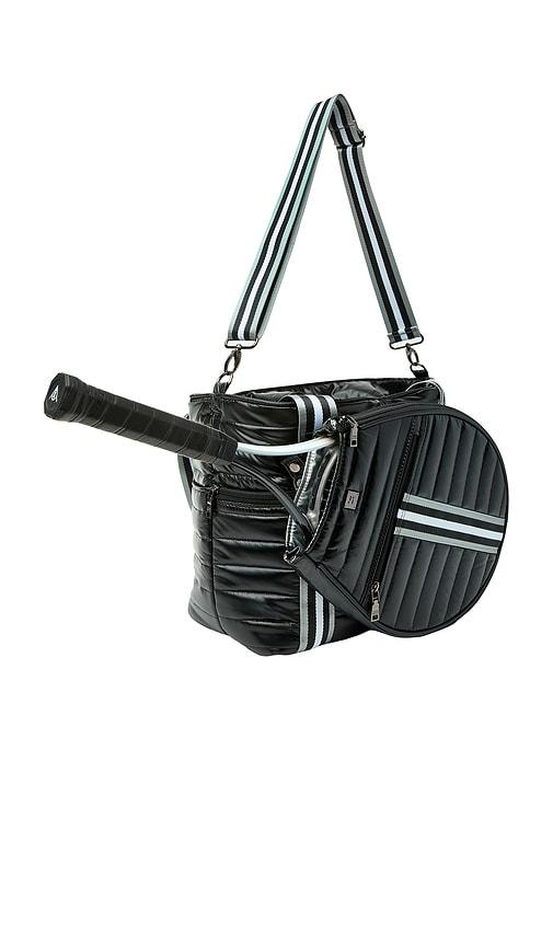 think royln love royln tennis bag in black.