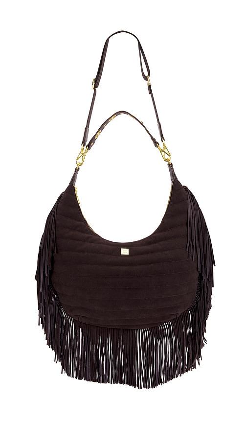 think royln songbird bag in brown.