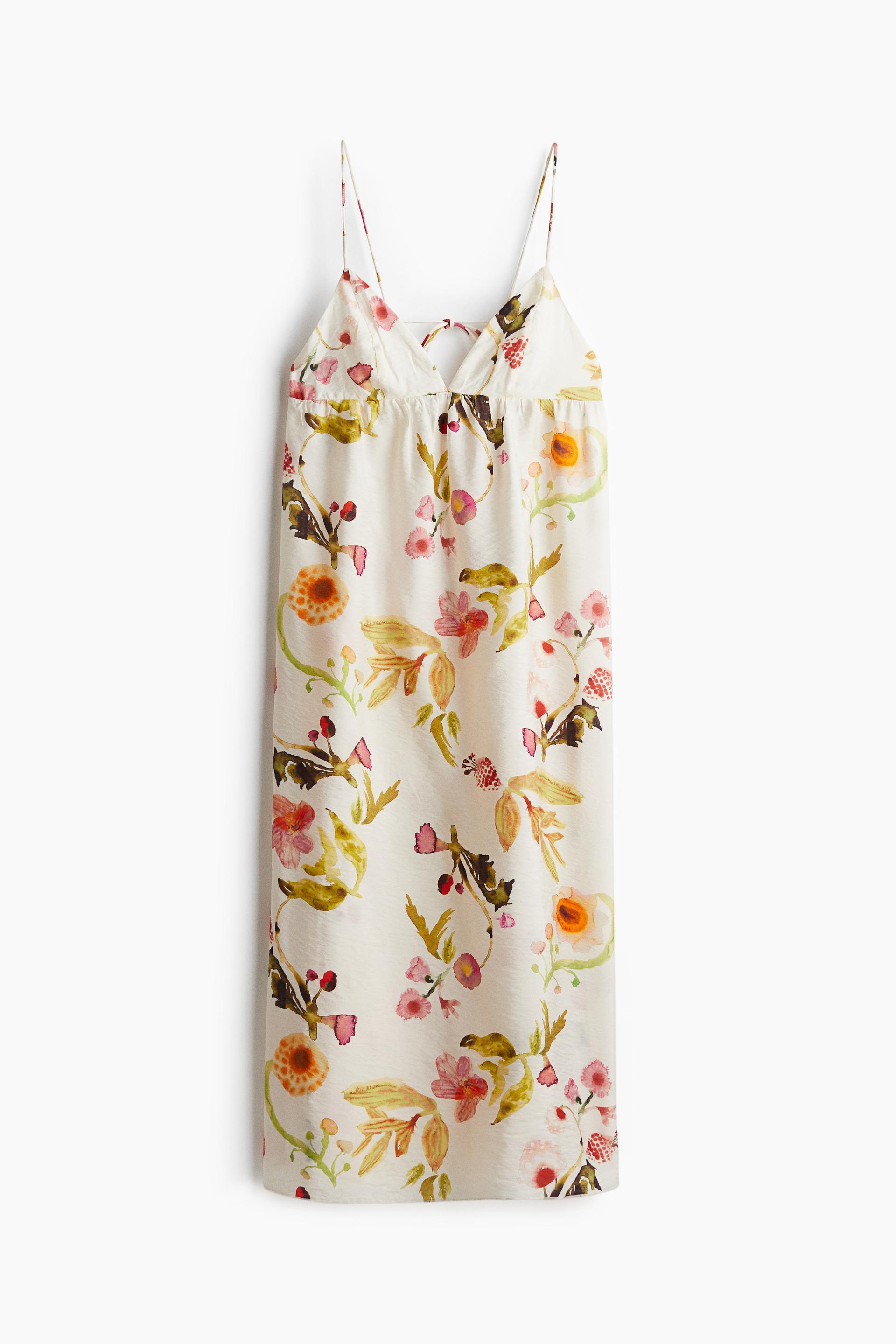 tie-detail maxi dress