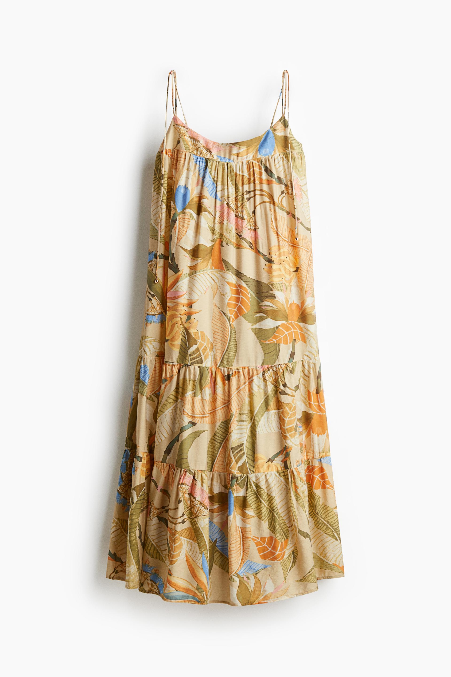 tie-strap maxi dress
