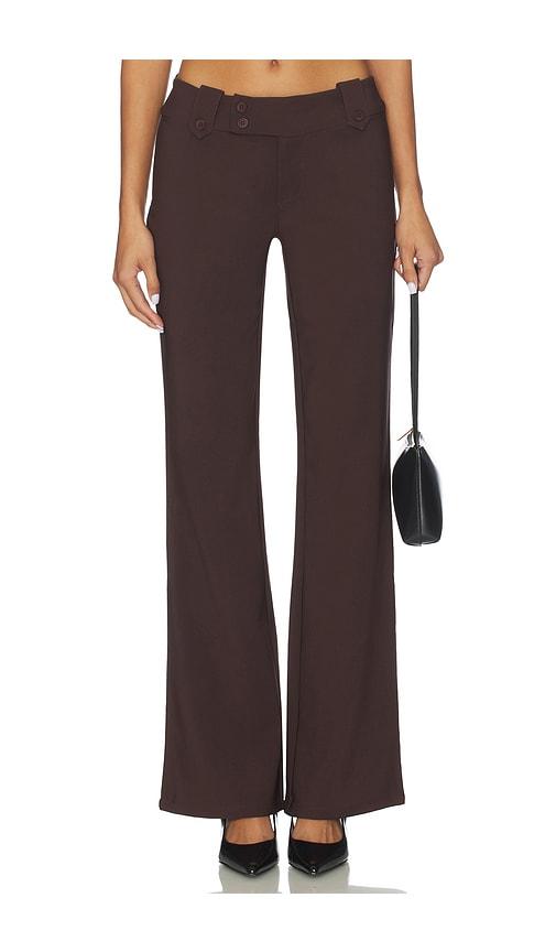 tiger mist kittie pant in brown in brown. - size l (also in s, xs, m, xl, xxs)