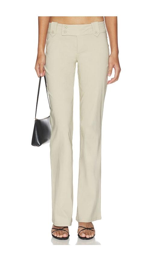 tiger mist kittie pant in brown. - size l (also in s, m)