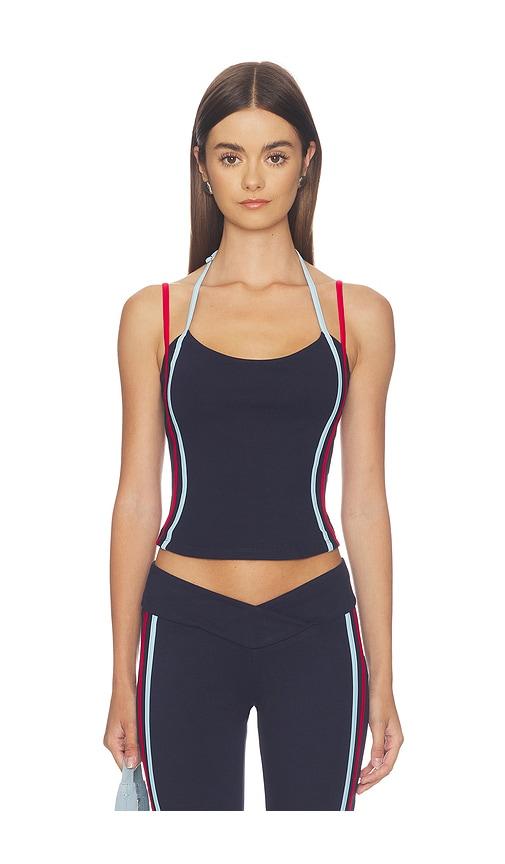tiger mist tatum top in navy. - size s (also in xs)