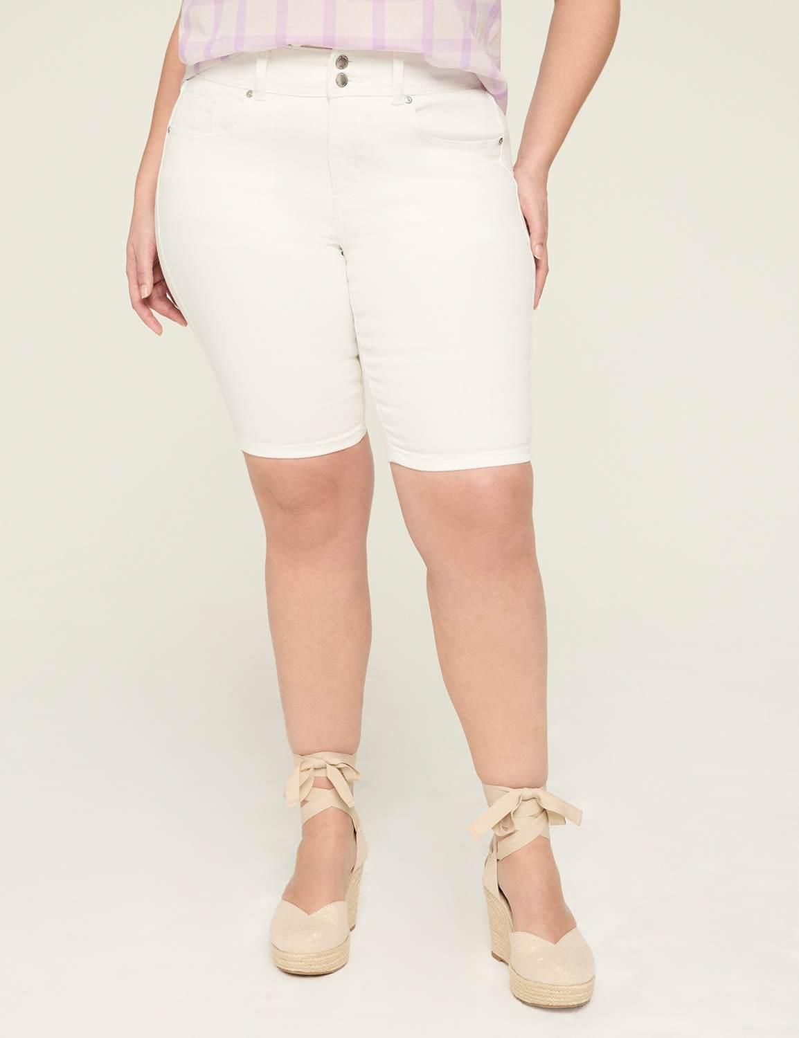 tighter tummy fit bermuda short - 10" inseam