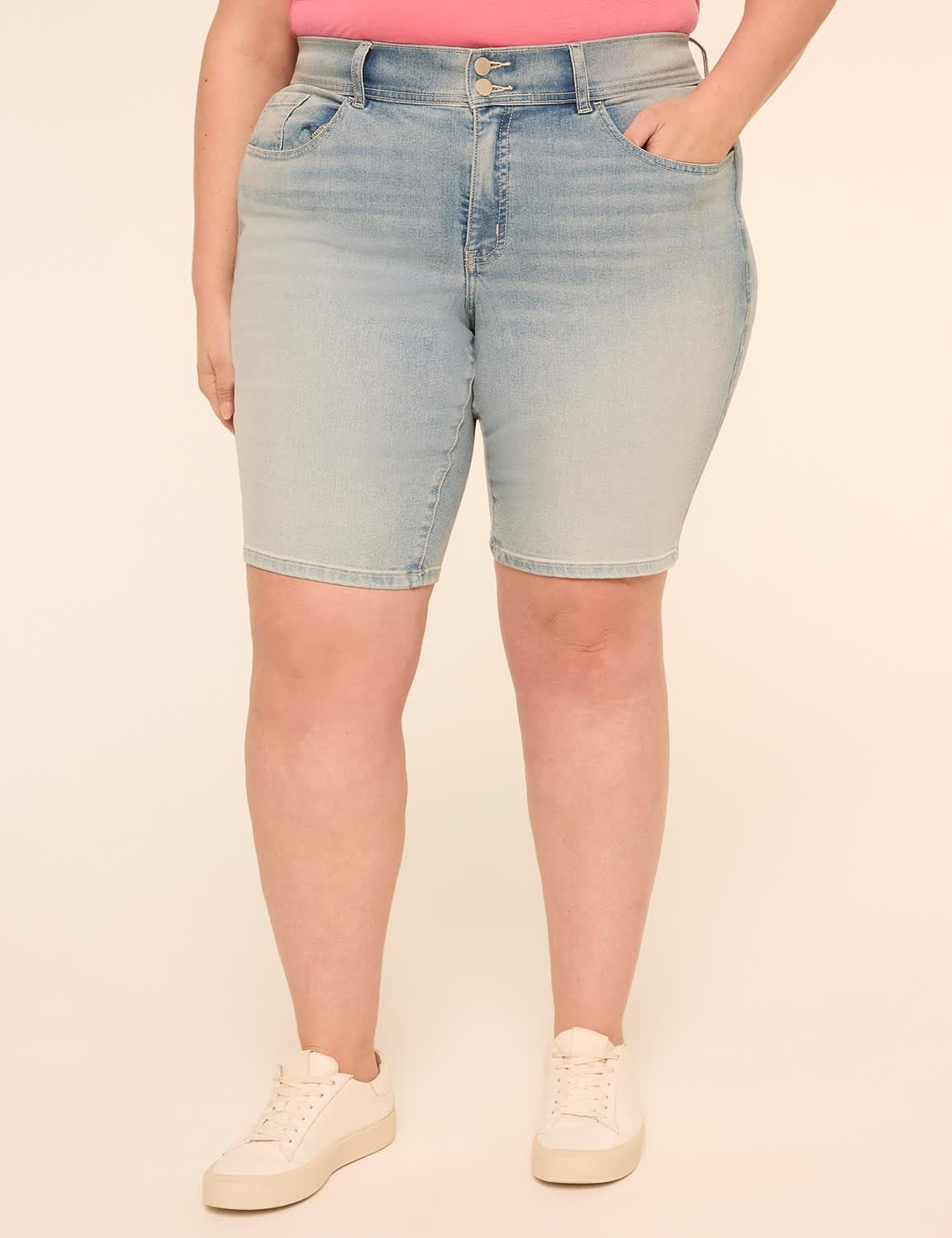 tighter tummy fitted 10" bermuda short