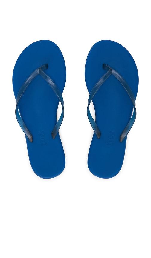 tkees aqua flip flops in blue. - size 10 (also in 6, 7, 8, 9, 11)