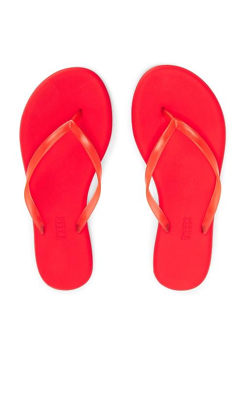 tkees aqua flip flops in red. - size 10 (also in 5, 6, 7, 8, 9, 11)