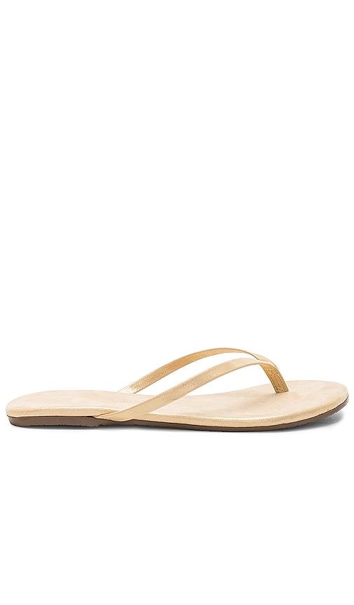 tkees glitters flip flop in metallic gold. - size 10 (also in 6, 7, 8, 9, 5, 11)