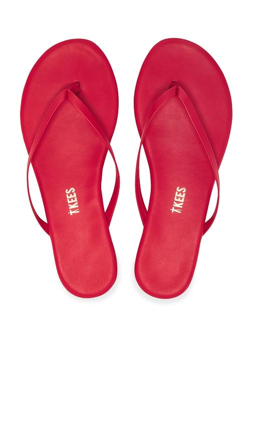 tkees solids flip flop in red. - size 11 (also in 7)