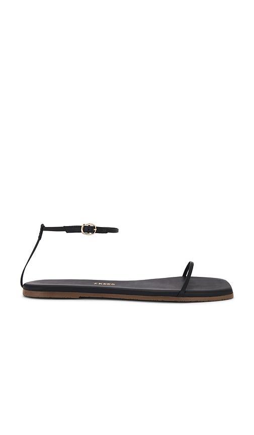 tkees square toe twiggy sandal in black. - size 7 (also in 8, 9)