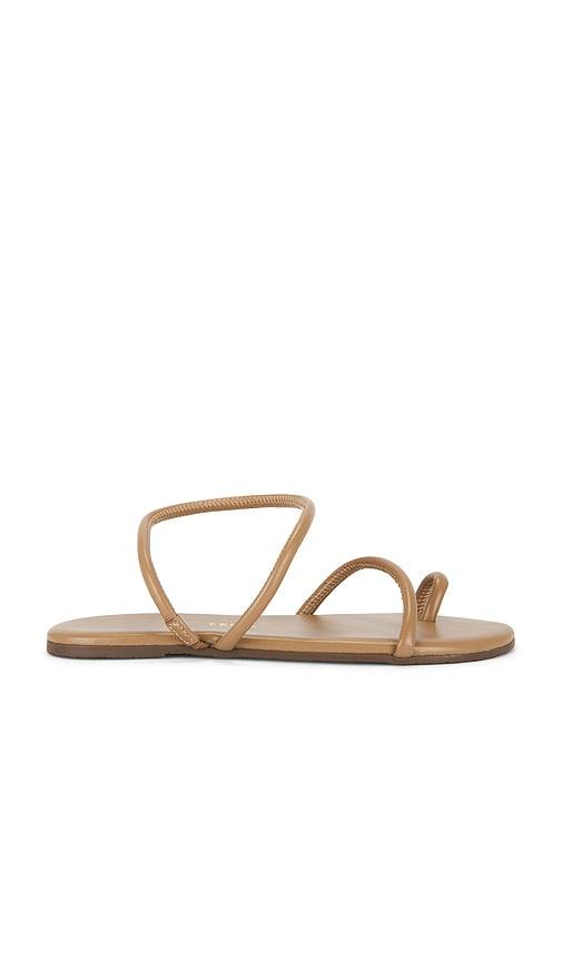 tkees tubular mia napa sandal in brown. - size 7 (also in 9)